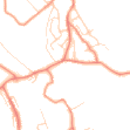 Daytime road noise heatmap for HD5 0DU