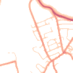 Daytime road noise heatmap for HD5 0HY