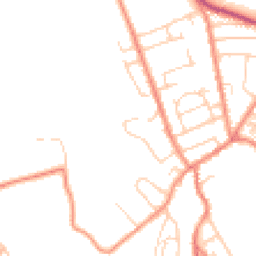 Daytime road noise heatmap for HD5 0JU