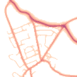 Daytime road noise heatmap for HD5 0LS