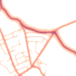 Daytime road noise heatmap for HD5 0LW