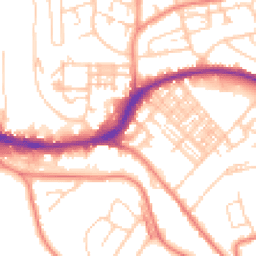 Daytime road noise heatmap for HD5 8AR