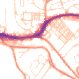 Daytime road noise heatmap for HD5 8HF