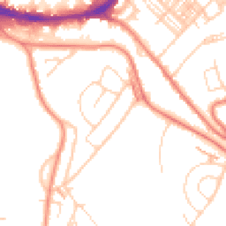 Daytime road noise heatmap for HD5 8HR