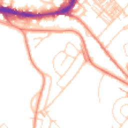 Daytime road noise heatmap for HD5 8HX