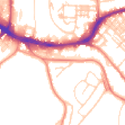 Daytime road noise heatmap for HD5 8HZ