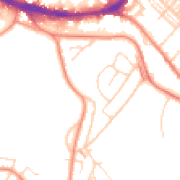 Daytime road noise heatmap for HD5 8JS