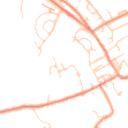 Daytime road noise heatmap for HD5 8NN