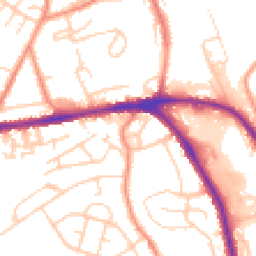 Daytime road noise heatmap for HD5 8QD