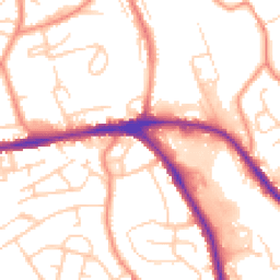 Daytime road noise heatmap for HD5 8QT