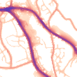 Daytime road noise heatmap for HD5 8SX