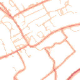Daytime road noise heatmap for HD5 8UL