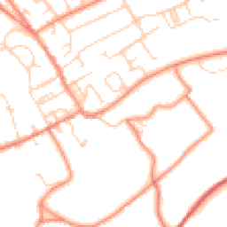 Daytime road noise heatmap for HD5 8UN