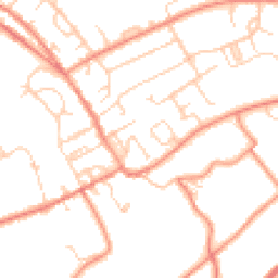 Daytime road noise heatmap for HD5 8XH