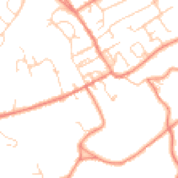Daytime road noise heatmap for HD5 8XQ