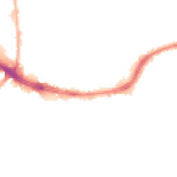 Night-time road noise heatmap for HD5 9BG