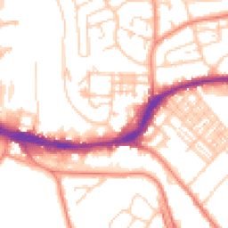 Daytime road noise heatmap for HD5 9BW