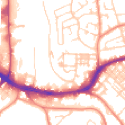 Daytime road noise heatmap for HD5 9DR