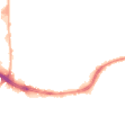 Night-time road noise heatmap for HD5 9DR