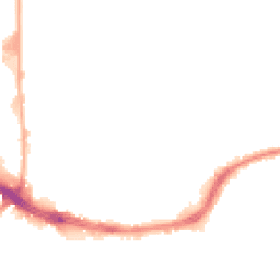 Night-time road noise heatmap for HD5 9DX