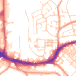 Daytime road noise heatmap for HD5 9DY