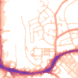 Daytime road noise heatmap for HD5 9EF