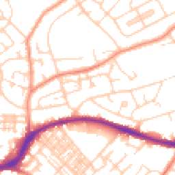 Daytime road noise heatmap for HD5 9LZ