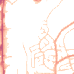 Daytime road noise heatmap for HD5 9PY