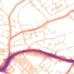 Daytime road noise heatmap for HD5 9QG