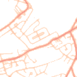 Daytime road noise heatmap for HD5 9RQ