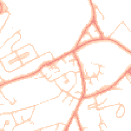 Daytime road noise heatmap for HD5 9SW