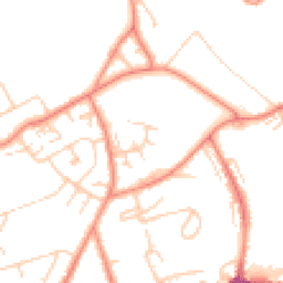 Daytime road noise heatmap for HD5 9TF