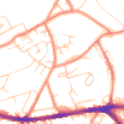 Daytime road noise heatmap for HD5 9UL