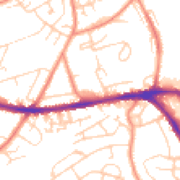 Daytime road noise heatmap for HD5 9XT