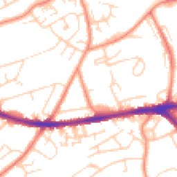 Daytime road noise heatmap for HD5 9XX