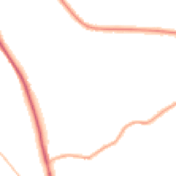 Night-time road noise heatmap for HD8 0AH