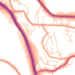 Daytime road noise heatmap for HD8 0AN