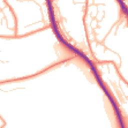 Daytime road noise heatmap for HD8 0AR