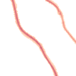 Night-time road noise heatmap for HD8 0AT