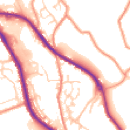 Daytime road noise heatmap for HD8 0BP