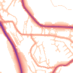 Daytime road noise heatmap for HD8 0BR
