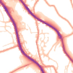 Daytime road noise heatmap for HD8 0BU