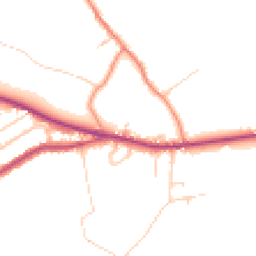 Daytime road noise heatmap for HD8 0BY