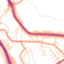 Daytime road noise heatmap for HD8 0DL