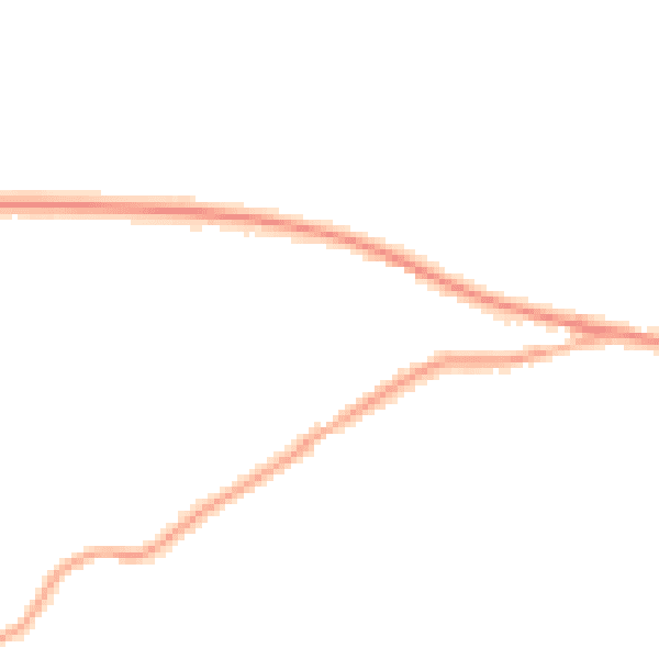Night-time road noise heatmap for HD8 0EB