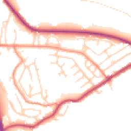 Daytime road noise heatmap for HD8 0ER