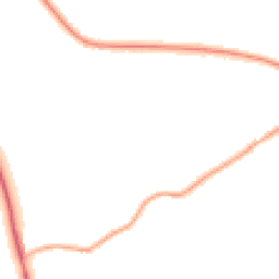Night-time road noise heatmap for HD8 0ET
