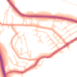 Daytime road noise heatmap for HD8 0EY