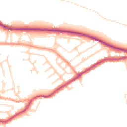 Daytime road noise heatmap for HD8 0HE