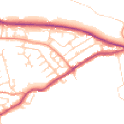 Daytime road noise heatmap for HD8 0HG